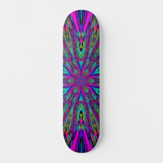 Mandala-Design Skateboard (Vorderseite)