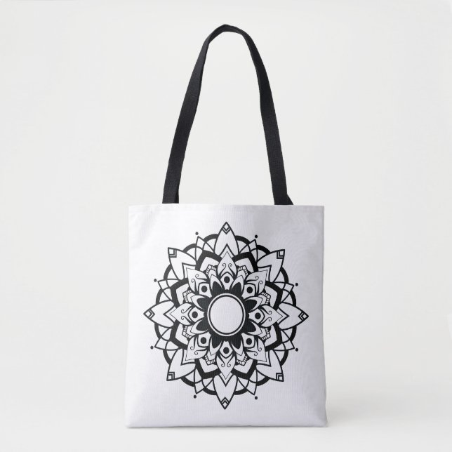 Mandala-Design-Tasche (Vorderseite)