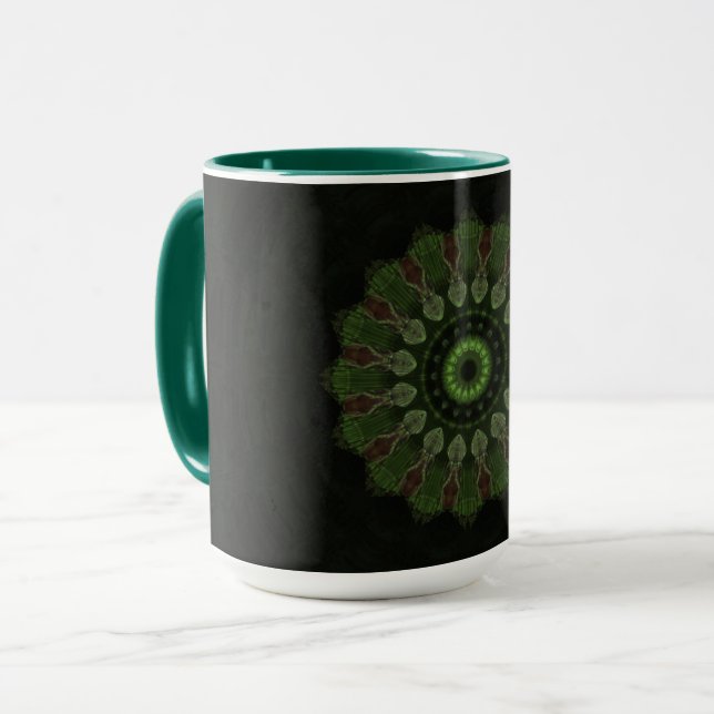 Mandala Design Tasse (Vorderseite Links)