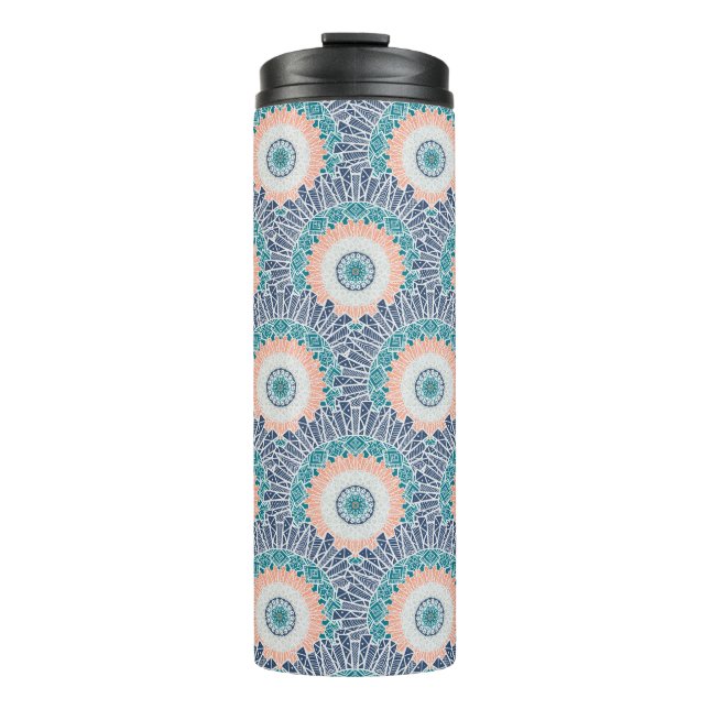 Mandala Design Thermosbecher (Vorderseite)