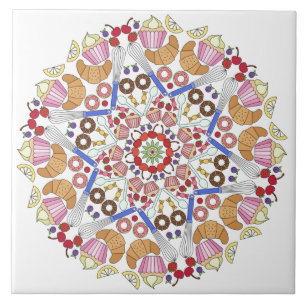 Mandala Design, Whimsikküche Fliese