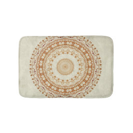 Mandala Desire in Golden Yellow Bath mat Badematte