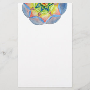 Mandala Detail Schöne Stationery Briefpapier