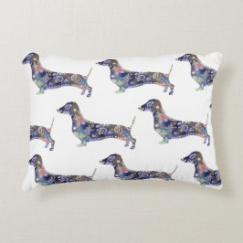 Mandala Dog Pinsel Polyester Accent cushed Zierkissen