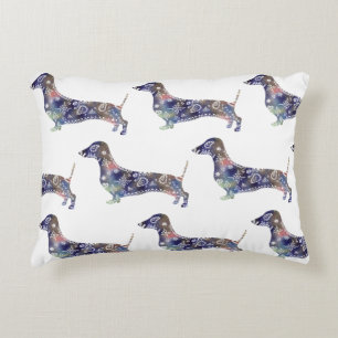 Mandala Dog Pinsel Polyester Accent cushed Zierkissen