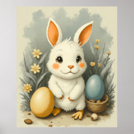 Mandala Egg - Intricate Boho Floral Design Poster