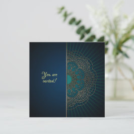 Mandala - Einladung, Einladung