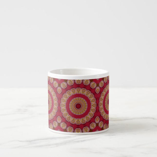 Mandala Espressotasse (Vorderseite)