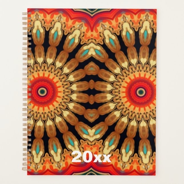 Mandala-Explosion Planer (Vorderseite)
