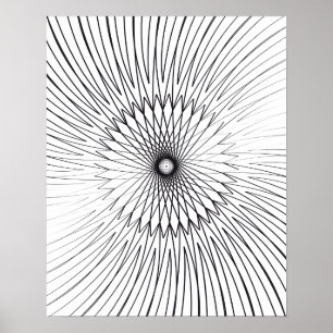 Mandala, Fahrradrähte 2 Poster