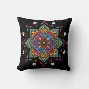 Mandala-Farbe Kissen