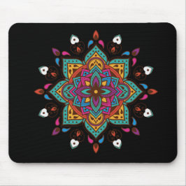 Mandala-Farbe Mousepad