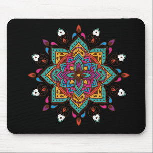 Mandala-Farbe Mousepad
