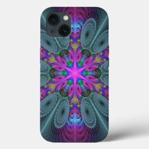 Mandala Farbige Schlagkräftige Fraktal Kunst Kalei Case-Mate iPhone Hülle