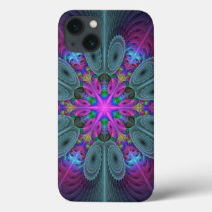 Mandala Farbige Spirituelle Fractal Kunst Mit Rosa Case-Mate iPhone Hülle