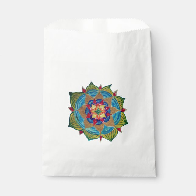 Mandala Favor Bag Geschenktütchen (Vorderseite)