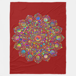 Mandala Fleecedecke