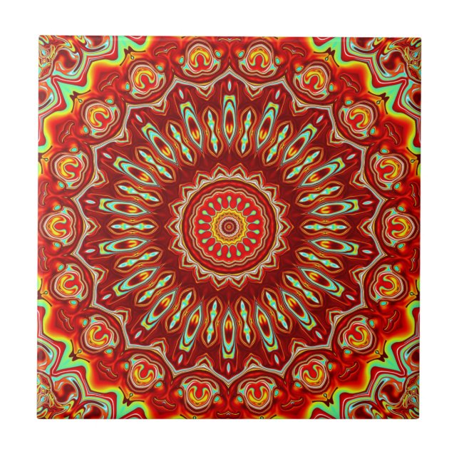 Mandala Fliese (Vorderseite)