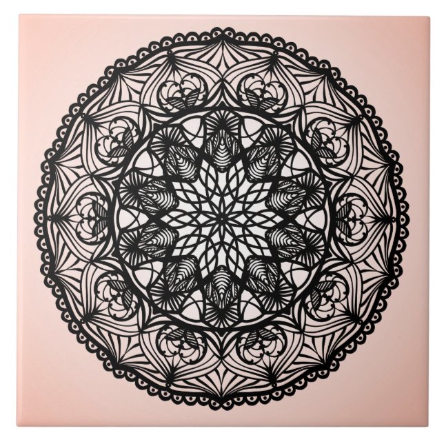 Mandala Fliese (Vorderseite)