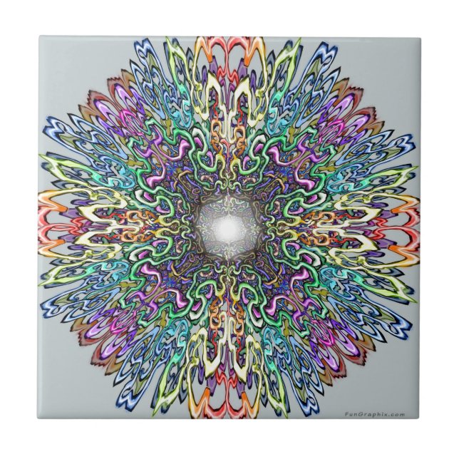 Mandala Fliese (Vorderseite)