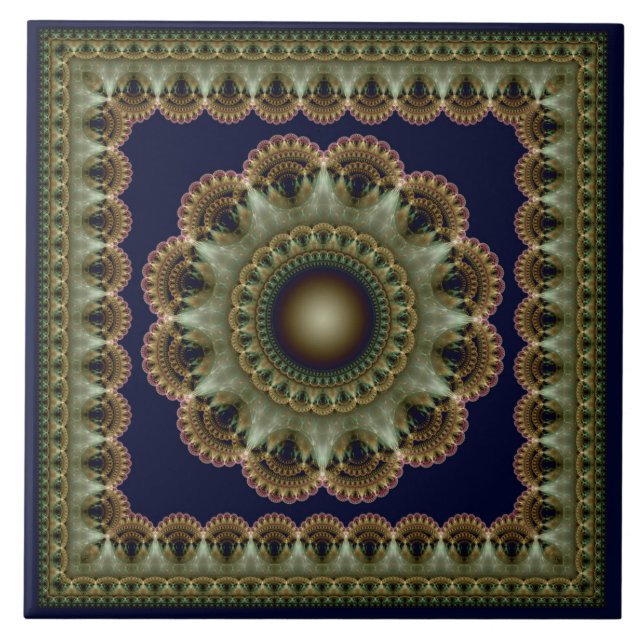 Mandala Fliese (Vorderseite)