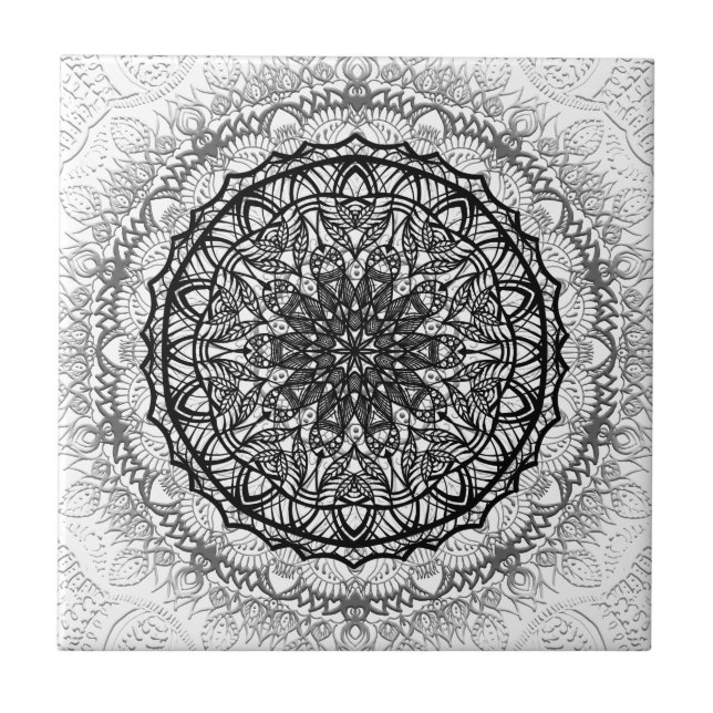 Mandala Fliese (Vorderseite)