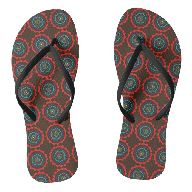 Mandala Flip Flops (Fußbett)