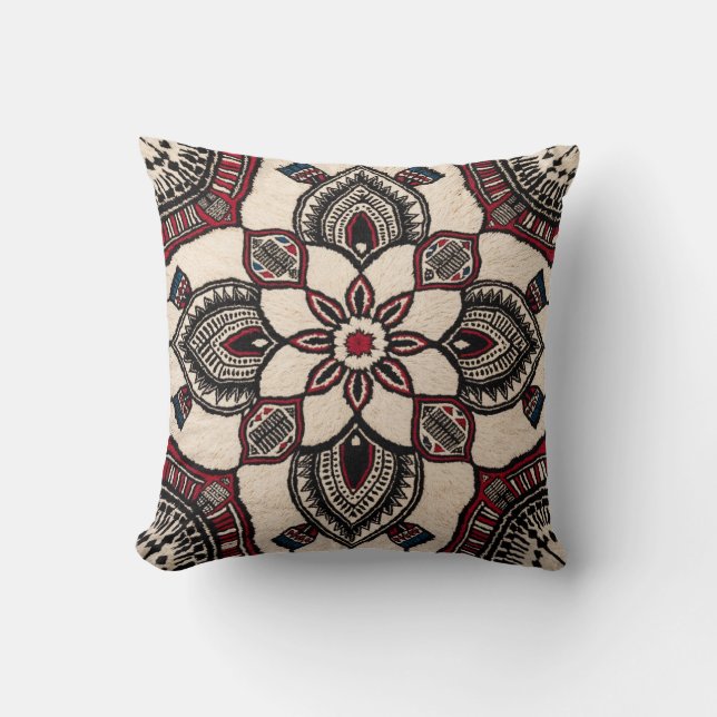 Mandala Floor Pillows: Relax in Style" Kissen (Vorderseite)