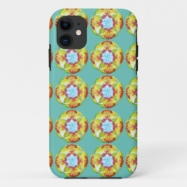 Mandala Frühjahr Fall für SE + iPhone 5/5S Case-Mate iPhone Hülle (Rückseite)