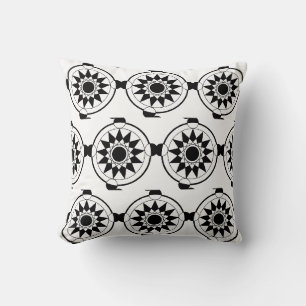 Mandala Futuristic Geometric Crop Circle Kissen