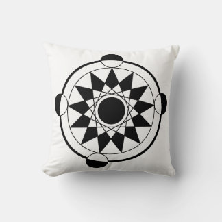 Mandala Futuristic Geometric Crop Circle Kissen