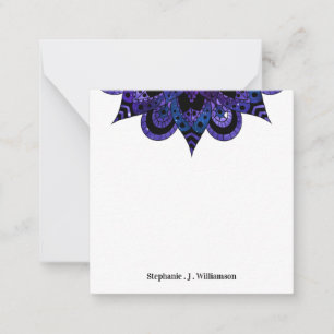 Mandala Galaxy Name Notes Mitteilungskarte