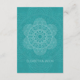 Mandala Garden Chic Wedding RSVP Cards Karte