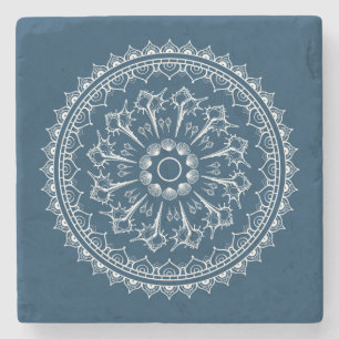 Mandala gemacht von den Seashells Steinuntersetzer