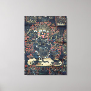 Mandala (gemalt Pergament) Leinwanddruck