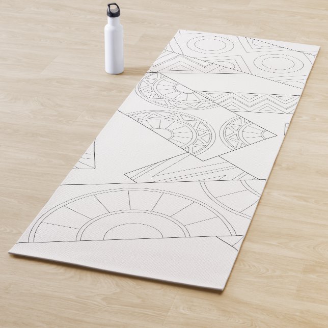 Mandala Gemustert Yoga Mat Yogamatte (Beispiel)