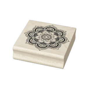 Mandala Geometric Design Gummistempel