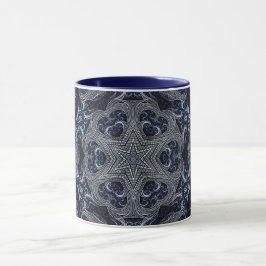 Mandala Geometric Rosette Star Retro Hippie Tasse