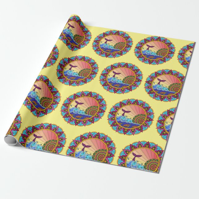 Mandala Geschenkpapier (Ungerollt)