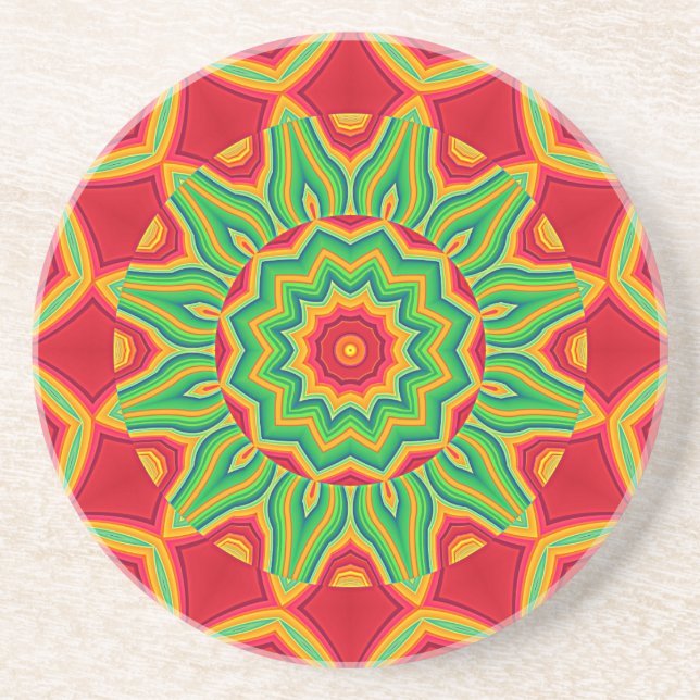 Mandala Getränkekasten Getränkeuntersetzer (Vorne)