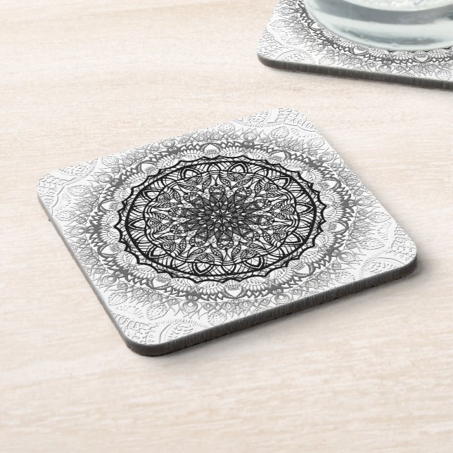 Mandala Getränkeuntersetzer (Linke Seite)