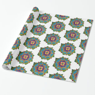Mandala Glossy Wrapping Paper Geschenkpapier