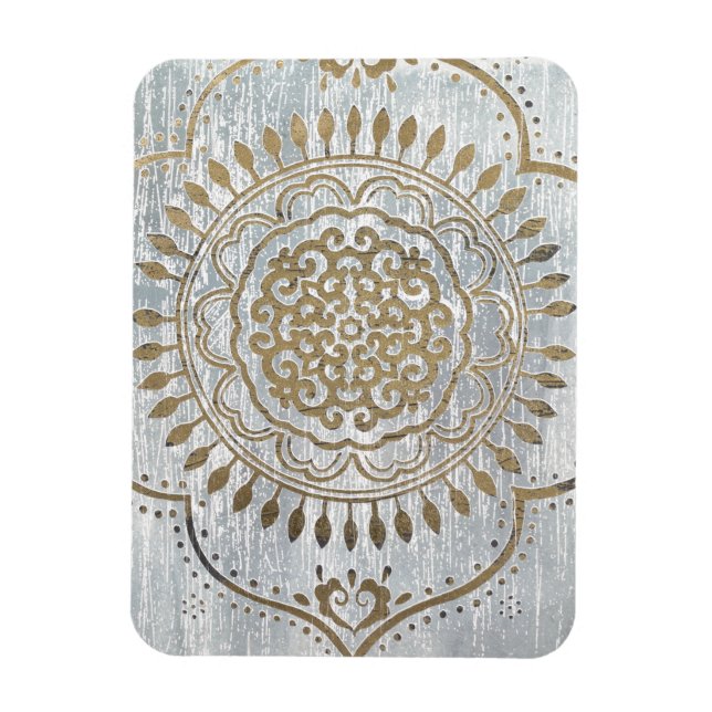 Mandala Gold Design Magnet (Vertikal)
