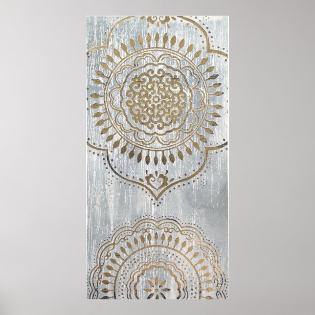 Mandala Gold Design Poster (Vorne)