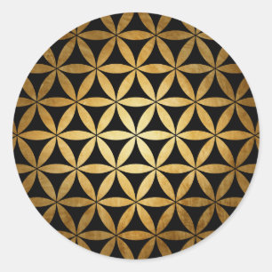 Mandala Golden Aufkleber