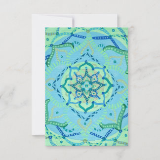 Mandala Grußkarten Dankeskarte