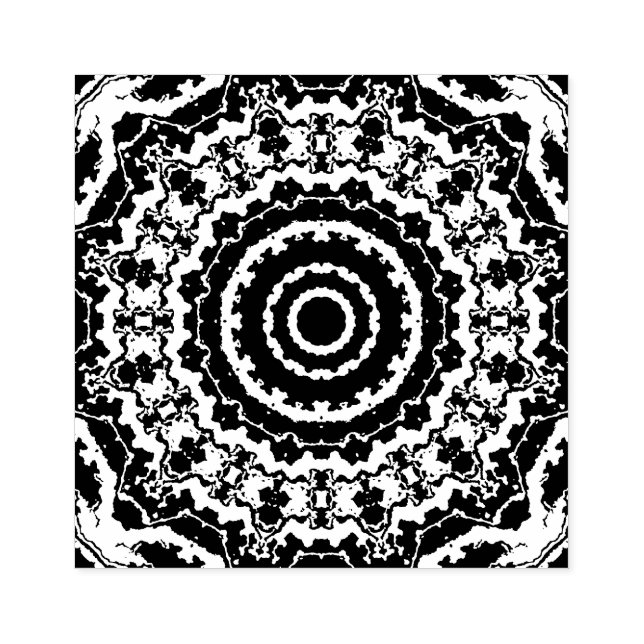 Mandala Gummistempel (Prägung)