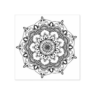 Mandala Gummistempel