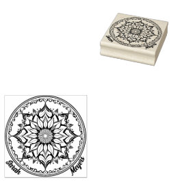 Mandala Gummistempel
