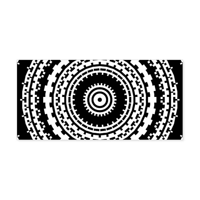 Mandala Gummistempel (Prägung)